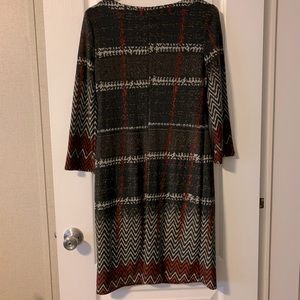 3/4 sleeve sack dress.